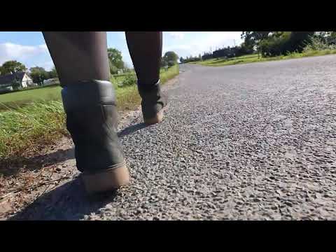 Giantess in Timberland Boots Crushing Pebbles&Rocks #4 Preview