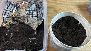 Second Method to Dry Down Wet Sticky Castings -Mixing In Dry Bedding