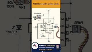 NE555 Servo Motor Control Circuit | #shorts #shortsfeed #electronic #viral NE555 Servo Motor Control Circuit | #shorts #shortsfeed #electronic #viral