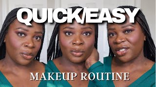 QUICK & EASY FULL-COVERAGE MAKEUP ROUTINE | 15 MINUTE MAKEUP ROUTINE #makeuproutine