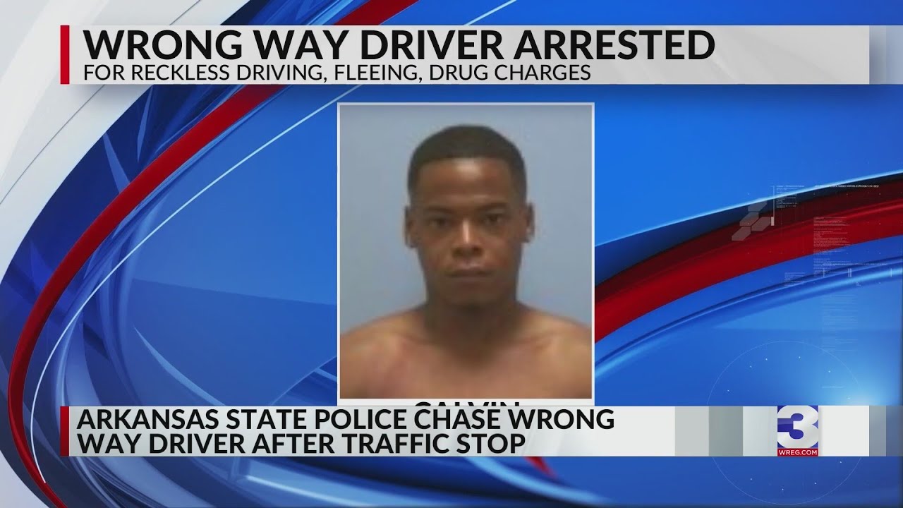 Police chase driver wrong way up Arkansas interstate - YouTube