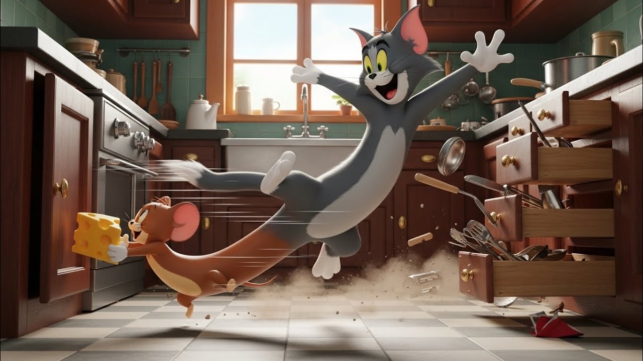 Tom and jerry kitchen fight Best friends Moments| Full Episodes