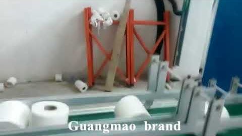 automatic toilet paper converting machine test video in client workshop