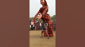 Giant Puppets Big Dolls Puppet Dancing African Culture Puppet Street Performance 