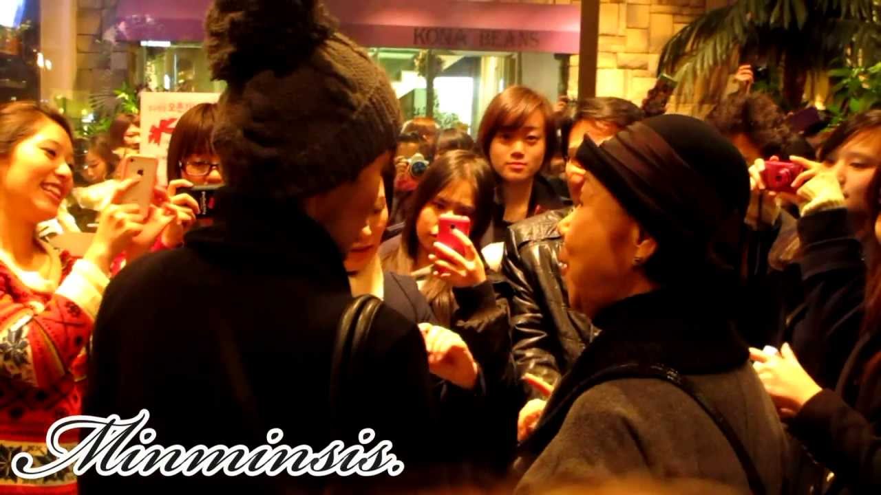 20111222 - Sungmin Yesung Ryeowook Kyuhyun in KONA BEANS
