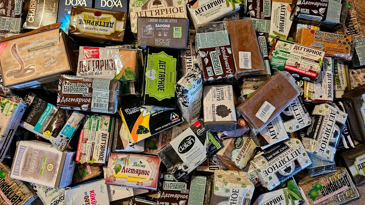 Great dark soap unpacking haul/asmr/no talking /asmr soap