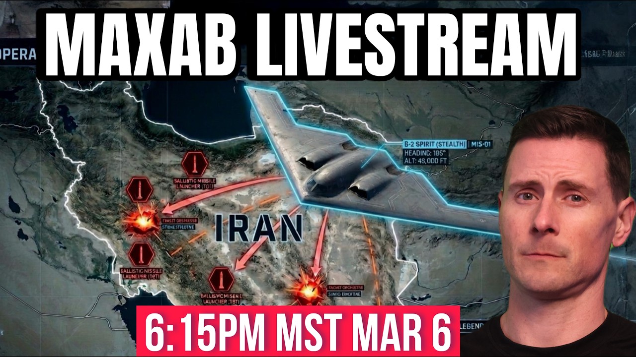 B-2 Stealth Bombers Just Did Something MASSIVE In Iran LIVESTREAM | March 6th 6:15PM MST