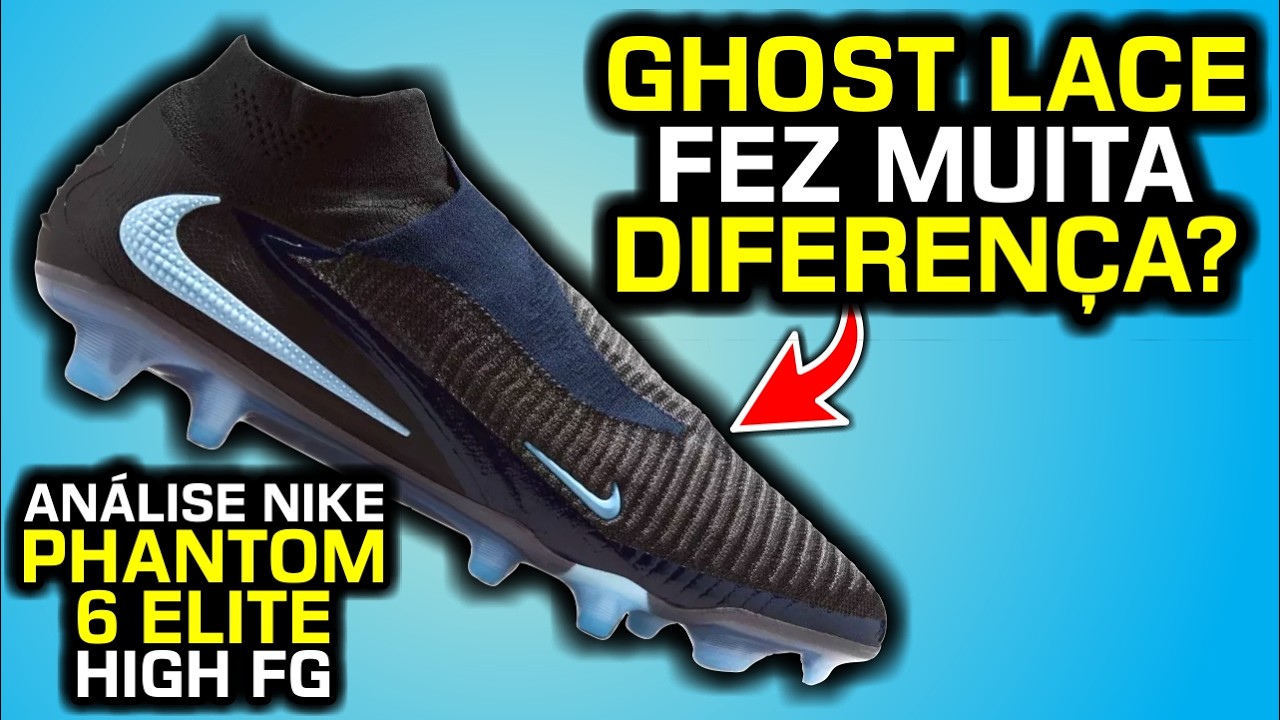 Muito mais GRIPKNIT? - Análise chuteira campo Nike Phantom 6 Elite High FG