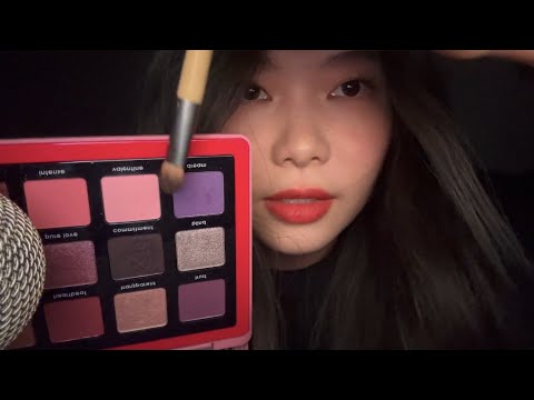ASMR Doing your Valentine's day makeup roleplay❤️💋🍫