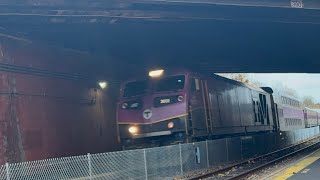 MBTA Commuter Rail Fitchburg Line Train Approaching Waverley 