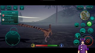 soy un dinosaurio!!   Dinosaurios en linea Simulador /The cursed isle (Android)
