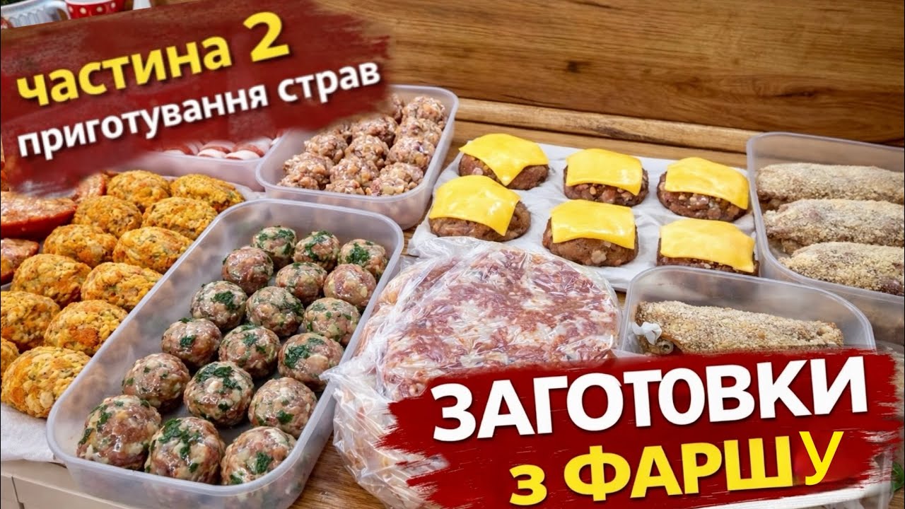 Тиждень без “що готувати?” 😍 Готую з 8 заготовок із фаршу | Частина 2 🔥