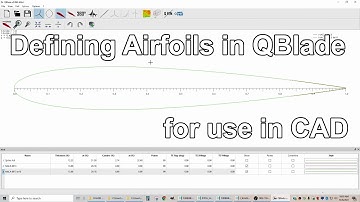 3D Printed Wind Turbine Blades - Defining Airfoils