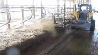 EZ Sweep Freestall Brush in Action  Improve your barn management