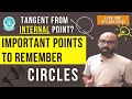 tricks and tips | circles and tangents | class 10 math chapter 10 circles | #shorts |