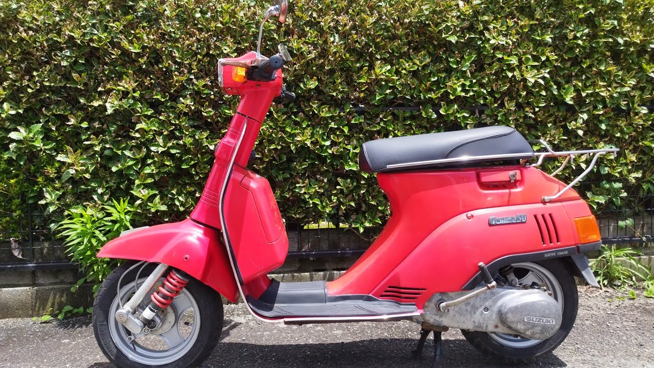 SUZUKIの赤い宝石】1981年 ジェンマ50スーパーDX - YouTube SUZUKIの赤い宝石】1981年 ジェンマ50スーパーDX - YouTube