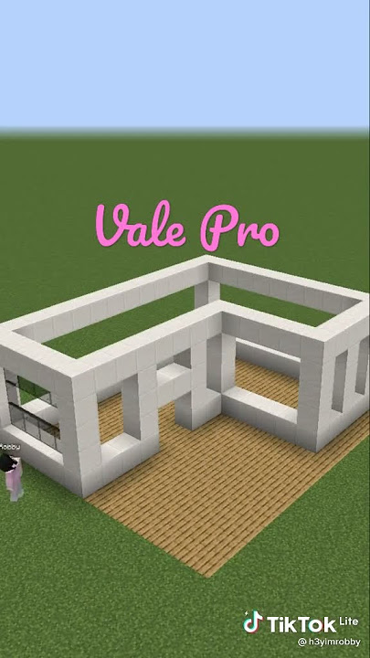 Cómo hacer una Casa en MINECRAFT 🔲