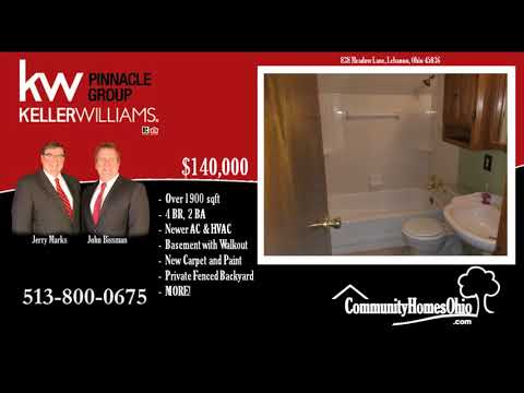 838 Meadow Lane, Lebanon, OH home video tour