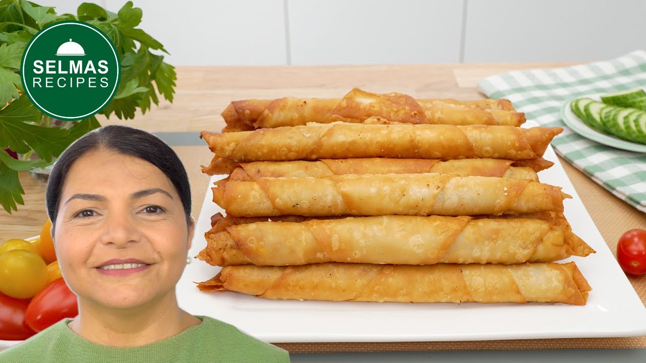 Börek Rezept (Sigara Börek) | Fingerfood | Vegetarische Rezepte 🔝😋✅
