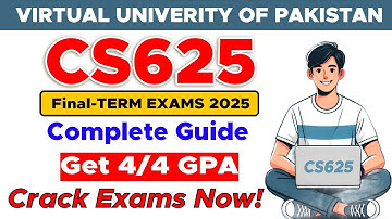 CS625 Final Term Preparation 2025 | C625 Final Paper 2025 | By The Merciful Academy