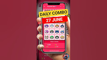 Tomarket daily combo 27 June | tomarket daily combo today | tomarket today combo | #shorts