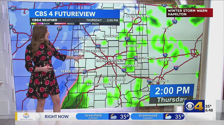 Winter storm arrives in Indiana