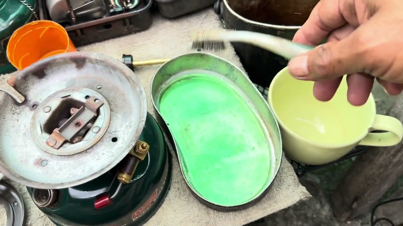 ซ่อมเช็คล้างเตาโคลแมน Repair and check cleaning of Coleman stove 508A 508A#youtube #สล่าบ้านๆ