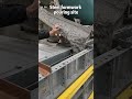 Steel formwork pouring site