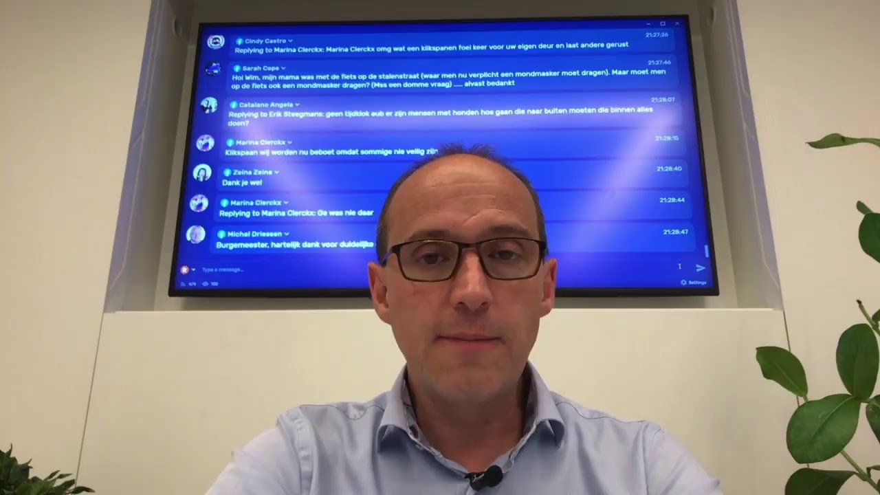 Vragenuurtje burgemeester Wim