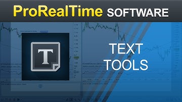 How to add texts to charts and comments below charts in ProRealTime
