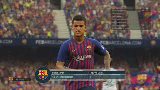 Pro Evolution Soccer 2019 Fc Barcelona vs France #Gameplay #Pes 2019 screenshot 5