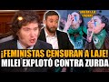 MILEI EXPLOTÓ contra FEMINISTA que quiere CENSURAR a AGUSTÍN LAJE | FRAN FIJAP