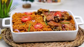 HOW TO MAKE THE PERFECT NIGERIAN PARTY JOLLOF RICE - COOK WITH ME / HOLIDAY SERIES
