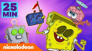 Bob Esponja | ¡25 minutos de los MEJORES inventos de Bob Esponja!  | Nickelodeon en Español