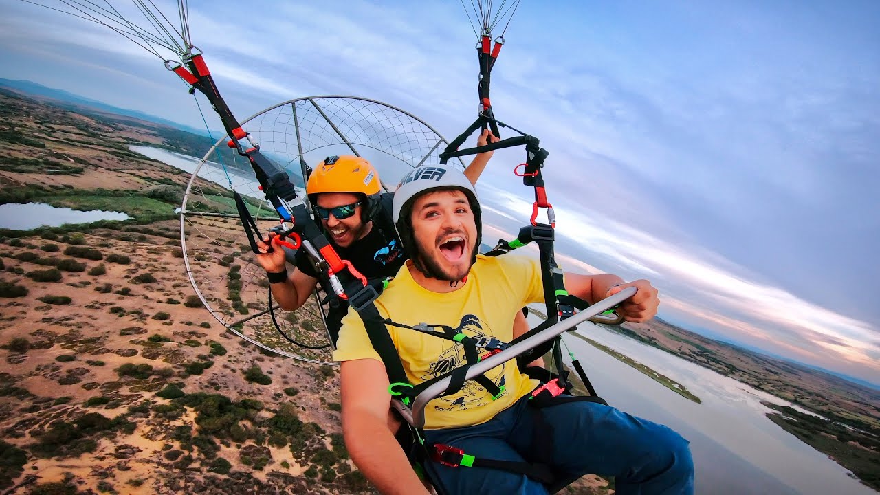 جربت لأول مرة الطيران الشراعي بالمحرك في سكيكدة 🇩🇿 😱 PARAMOTOR IN SKIKDA