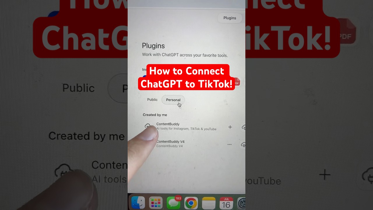 New ChatGPT Upgrade to Automate Your TikTok (Connect ChatGPT to TikTok)