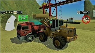 game máy xúc,xe tải/excavators, trucks/ Loader Dump Truck Hill SIM/game wfk screenshot 2