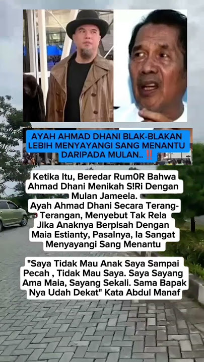 Ayah Ahmad Dhani Bl4k Bl4kan lebih menyayangi sang menantu daripada Mulan #shorts #trending #viral