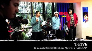 [Behind The Scene] @tfivemusic - A.M.K.M. (Aku Mendua Kamu Mendua) on @811Show @MetroTV