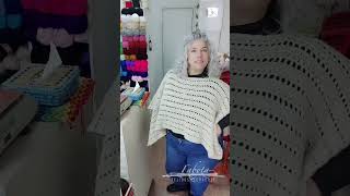 Búscalo como PONCHO RECTANGULAR FABYTA y tejete uno @FabytaTejidosCrochet