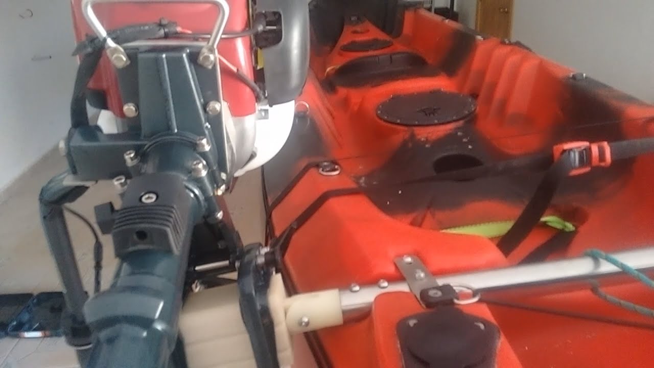 Kayak .Instalación pequeño motor. YouTube