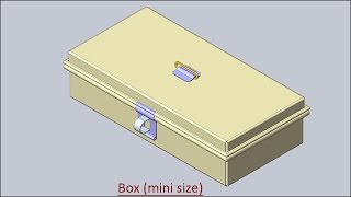 Box (mini size) -- Solid Edge Tutorial