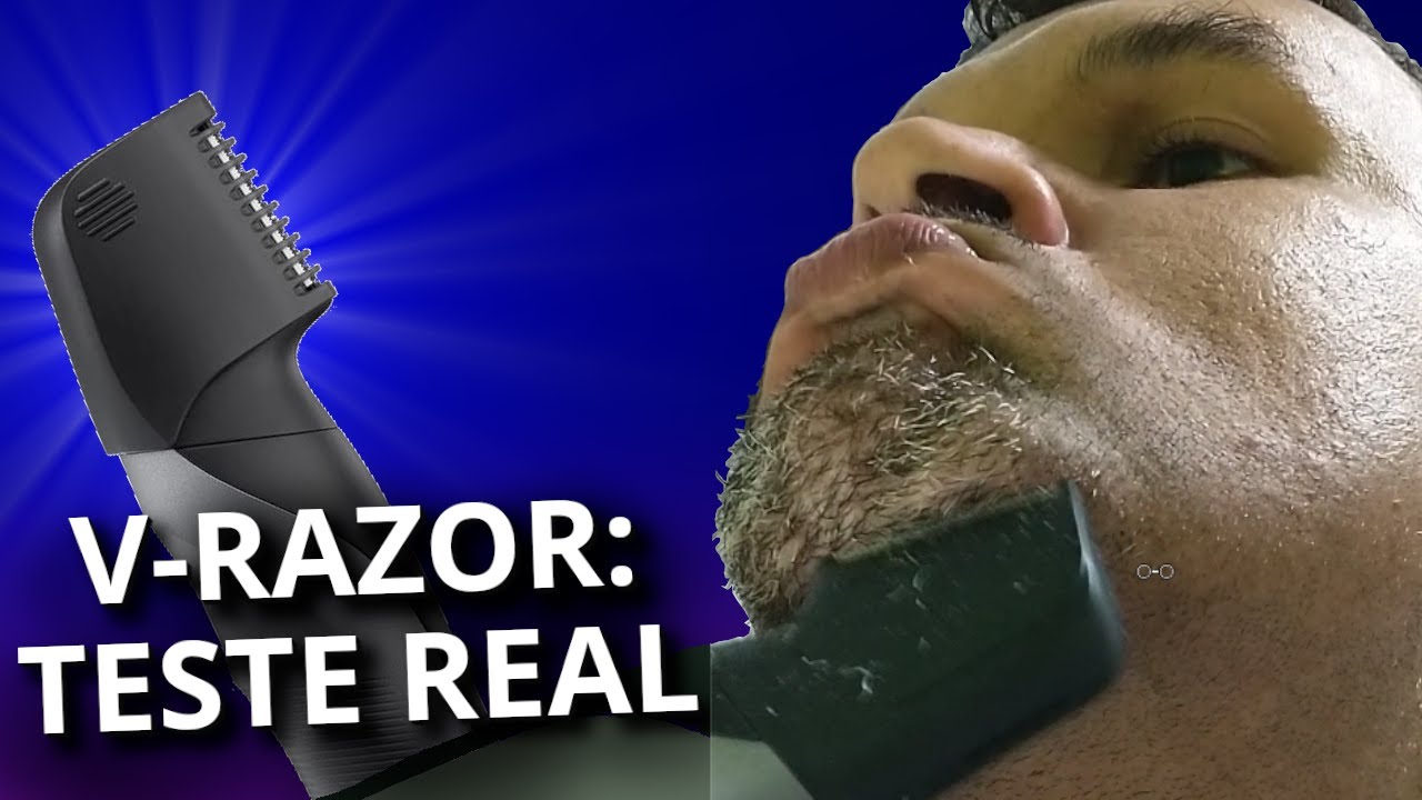 V-RAZOR Panasonic PARA FAZER BARBA [Teste Prático] - YouTube