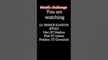 Challenging math problem for beginners #maths #olympiad #maths #math