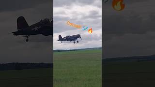 F4U Corsair Devotion take of @GeraEDAJ #aircraft #plane #ww2 #military #corsair #usaf #usnavy
