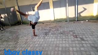Bboy classy dope power move practice
