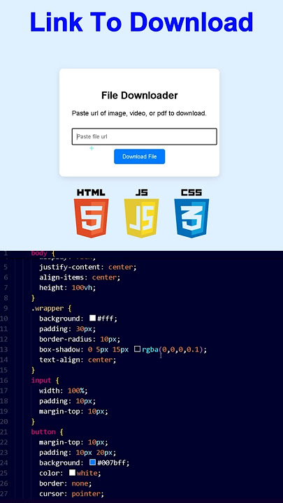 Link to download website in html css js #trending#ytshorts#foryou#webdevelopment#link#shortvideo#c4h