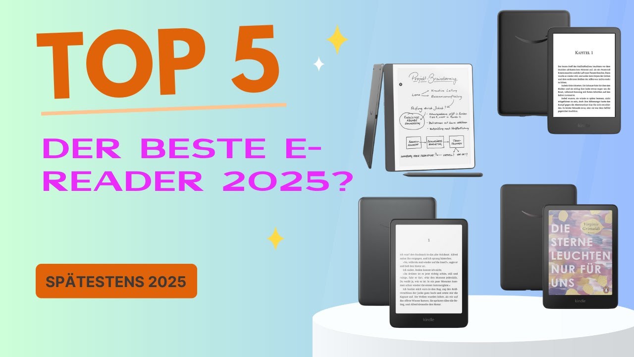 Der BESTE E-Reader 2025? | Kindle Paperwhite vs Scribe vs Colorsoft ...