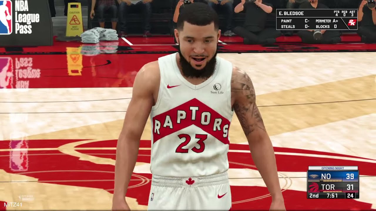 NBA 2K21 MyLeague New Orleans Pelicans vs. Toronto Raptors