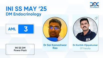 INI-SS Exam May AML 3 DM Endocrinology Dr Sai Kameshwar Rao shares his success story.
